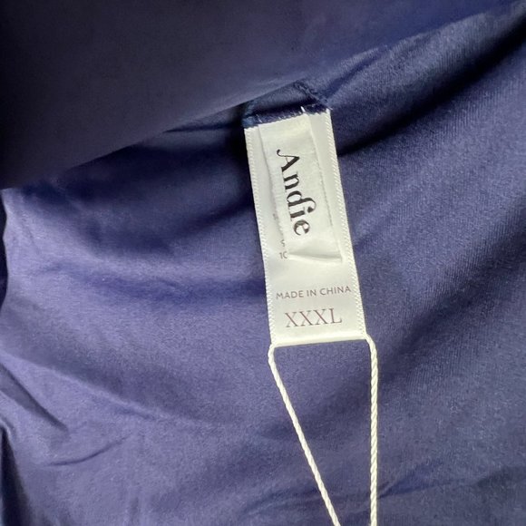 NWT Andie Swim The Banded Cheeky Bottom Bikini Bottoms Flat Navy Size XXXL NEW - Picture 7 of 11